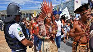 Relating to or being a people who are the original, earliest known inhabitants of a region. Jair Bolsonaro S Stance On Indigenous People Is Discriminatory And Racist Americas North And South American News Impacting On Europe Dw 04 01 2019