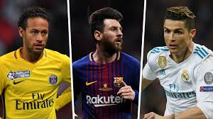 In this composite image,lionel messi of argentina,cristiano ronaldo of portugal,neymar of brazil pose for a portrait during the official fifa world. Messi Ronaldo Neymar The Highest Paid Players In World Football Goal Com