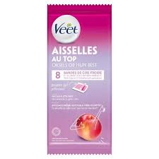 Veet Bandes De Cire Aisselles Nectarine Bande De Cire Aisselles Nectarine