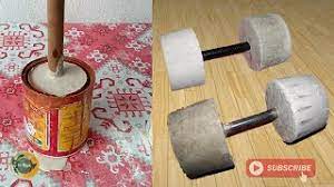 Using a garden spade, fill the ball with the concrete mixture. How To Make Dumbbells With White Cement Herunterladen