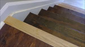 1 classic stair railing installation guide installation tips: Transition Between Laminate Floor To Stairs Installation Of Stair Nose Youtube