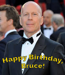 Today is the iconic Bruce Willis's birthday. Happy Birthday, Bruce, we're  all standing with you in your fight with dementia ❤