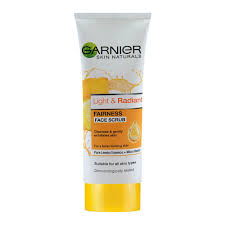 Buy Garnier Skin Naturals Light Radiant Fairness Face Scrub For All Skin Types 100ml Online At Special Price In Pakistan Naheed Pk