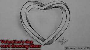 See more ideas about valentines, free graphics, valentine. Valentine S Day Card Drawing Ideas Pencil Drawing