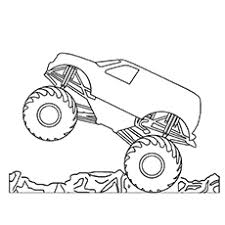 Simply do online coloring for blue thunder monster truck coloring page directly from your gadget, support for ipad, android tab or using our free printable monster truck coloring pages for kids. 10 Wonderful Monster Truck Coloring Pages For Toddlers