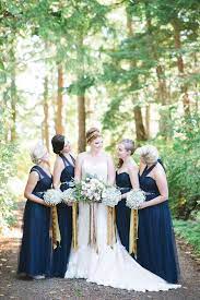 Chic Blue And Gold Outdoor Wedding Gold Bridesmaid Dresses Outdoor Bridesmaid Dresses Simple Bridesmaid Dresses