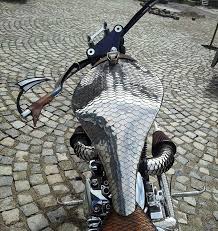 Dragon Scale Motorcycle Tank Harley Bikes Motorcycle