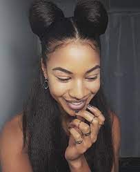 Natural Hair Hairstyles Buns Half Up Hairstyles African American Hair Styles Natural Hair Styles African Hairstyles