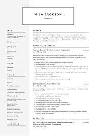Avoid hiring a resume writing service with our free resume building tool. Cleaner Resume Writing Guide 12 Templates Pdf 20