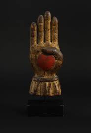 Independent Order Of Odd Fellows Heart In Hand Staff Finial Artist Unidentified United States 1830 1870 Paint And Go American Folk Art Odd Fellows Folk Art