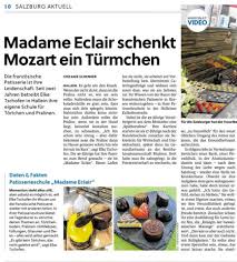Täglich neue jobs finden sie bei uns. Madame Eclair Heute In Den Salzburger Nachrichten Facebook