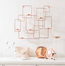 Bougeoir Mural En Metal Cuivre H 44 Cm Helsinki Mobilier De Salon Bougeoir Mural Ventilateur Usb