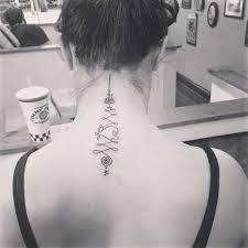 Buddhist Unalome Tattoo The Journey To Enlightenment Tiny Fine Line Tattoo Dainty Small Clean And Pretty With A Little Unalome Tattoo Line Tattoos Tattoos