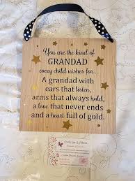 Birthday Gift Ideas For My Wife Uk Check Out This Item In My Etsy Shop Https Www Etsy Com Uk Listing 557316342 Grandad Gift Birthday Grandparen Grandad Gift Grandfather Gifts Grandmother Gifts