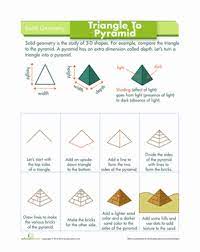Have some fun follow along with my step. How To Draw A Pyramid Worksheet Education Com