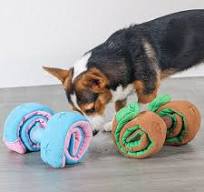 Petkin - Dumbbell Shape Dog Treat Dispenser Toy