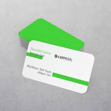 Rounded corners are not a new concept, but they are definitely one of the best, most cost effective ways to upgrade a traditional business card. Rounded Business Cards Round Corners Free Uk Delivery