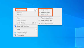 You can make them smaller, or bigger. How To Change Icon Size Windows 10 For Desktop And Folder Icons