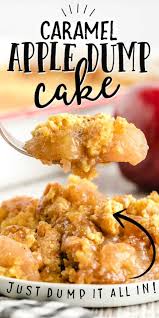 Caramel Apple Dump Cake In 2020 Fall Dessert Recipes Apple Caramel Apple Dump Cake Apple Dump Cakes