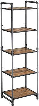 Edsal 48w x 18d x 72h ultra rack walmartcom via. Buy Vasagle Bathroom Shelf 5 Tier Diy Storage Rack Industrial Style Extendable Plant Stand With Adjustable Shelf For Living Room Bathroom Balcony Kitchen Rustic Look Ubsc25bx Online In Japan B07gt27xdj