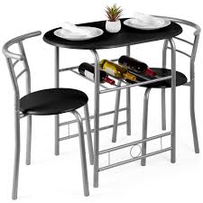 We did not find results for: Best Choice Products 3 Piece Wood Dining Room Round Table Chairs Set W Steel Frame Built In Wine Rack Black Silver Walmart Com Walmart Com