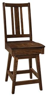 eco swivel bar stool from dutchcrafters