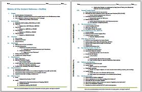 History Of The Ancient Hebrews Free Printable Outline History Jewish History Israel History