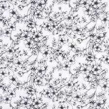 Black And White Floral Fabric Black White Floral Cotton Calico Fabric Hobby Lobby 1522911 Calico Fabric Sewing Fabric Sewing Projects
