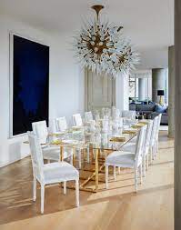 The set includes two contemporary dining side chairs. 30 Sumptuous Dining Rooms The Study