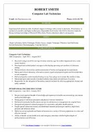 Lab technician resume template (text format). Lab Technician Resume Samples Qwikresume