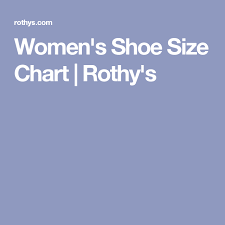 Womens Shoe Size Chart Rothys Shoes Shoe Size Chart