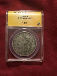 1878 7tf 1 Reverse Of 1878 Morgan Silver Dollar