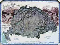 Domborzatát síkságok és alacsony középhegységek uralják. Nagy Magyarorszag Domboru Terkepe 1899 A Lurdy Haz Terkepb