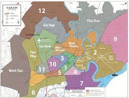 Sài gòn bản đồ các quận tp hcm. Quáº­n 7 á»Ÿ Ä'au Giap Vá»›i Quáº­n Nao Quy Hoáº¡ch Giao Thong Sáº¯p Triá»ƒn Khai