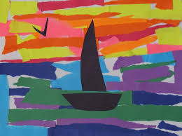 Mr O S Art Room 2nd Grade Warm And Cool Color Collages Elementary Art Homeschool Art Kindergarten Art