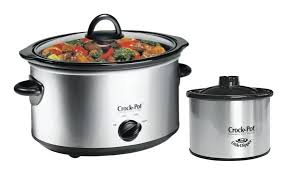 Mijoteuse Manuelle Ovale Crock Pot Avec Chauffe Plat Little Dipper 5 Pintes Canadian Tire
