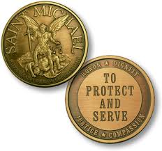 Check spelling or type a new query. Patron Saint Of Police St Michael Coin