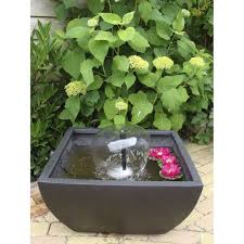Kit Bassin Ubbink Terrasse 4 Noir H 30 Cm Bassin De Jardin Bassin Bassin Aquatique