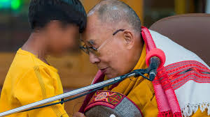 The Dalai Lama has apologized after a video emerged showing the spiritual  leader kissing a child