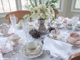 Afternoon tea services can be found at fancy hotels such as the you can set up multiple round tables to create an intimate feel even if you have a large number of guests. A Pretty Afternoon Tea Party With A Winter Bouquet