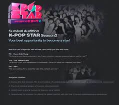 It's a giant hassle and you have to produce a ton of documentation to prove your various in. Sbs Kpop Star 2 The Biggest Kpop Audition Program Www Kwave Tv To Join The Us China Japan Vietnam Thailand Audition Kpop K Pop Star Big Kpop