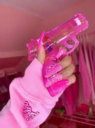 Designer Pink Nail Set Pink Glitter Wallpaper Pink Tumblr Aesthetic Pink Wallpaper Girly