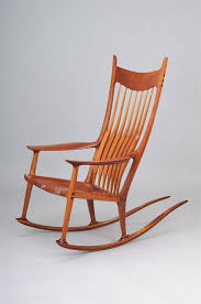 A Rare And Important Cherry Rocking Chair By Sam Maloof Rocking Chair Rocking Chairs For Sale Wood Rocking Chair