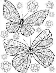 Butterflies Coloring Pages For Adults Encourage your child's imagination skills with these beautiful butterfly coloring pages printable, which depict them in various. butterflies coloring pages for adults