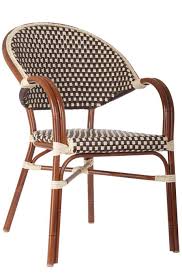 French Bistro Aluminum Rattan Arm Chair Add Two Of These In To The Mix Inexpensive Outdoor Furniture Outdoor Chairs Rattan Chair