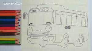 Mewarnai adalah aktivitas yang sangat seru dan juga menyenangkan untuk anak anak usia dini. Mewarnai Gambar Karakter Bus Tayo Dengan Singkat 60 Detik Youtube