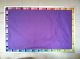 Diy bulletin board borders using colored paper in different styles. Bulletin Boards 2013 14 Art Classroom Diy Bulletin Board Bulletin Board Borders