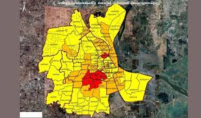 ﻿ orange on timezone map: List Of Yellow Orange And Red Zones In Phnom Penh Khmer Times