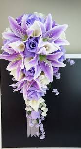 Cascading wedding bouquets cascading flowers cascade bouquet white flowers wedding flowers fresh flowers wedding stuff white floral arrangements flower arrangement designs. Cascade Bridal Bouquet Silk Flower Wedding Flower Lavender Ivory Angelisabella Cas Flower Bouquet Wedding Cascading Bridal Bouquets Lavender Wedding Flowers