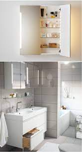 You can easily change the height according to your storage needs as the shelves are adjustable. Storjorm Mirror Cabinet W 2 Doors Light White 39 3 8x5 1 2x37 3 4 Ikea In 2021 Mirror Cabinets Ikea Bathroom Bathrooms Remodel
